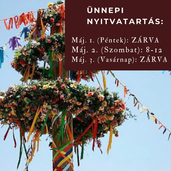 Ünnepi nyitvatartás - Idilli Élet Kft